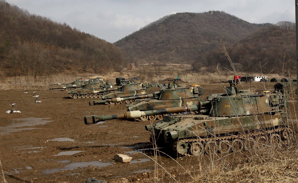 La Corée du Sud s'entraîne à des manœuvres avec les États-Unis.
