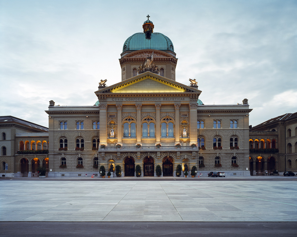 Le Palais fédéral à Berne.