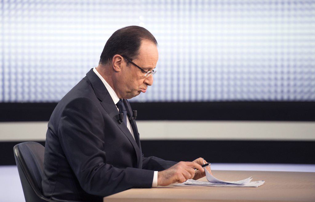 Le président français François Hollande a passé 75 minutes sur le plateau de France 2, face à David Pujadas. 