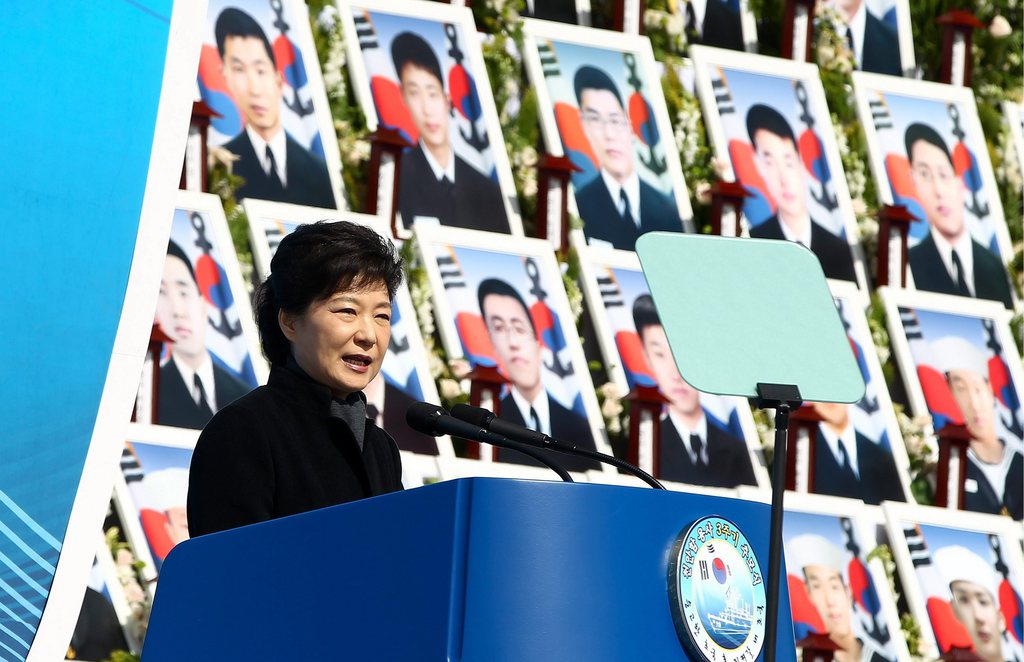 La présidente sud-coréenne Park Geun-Hye a promis "une sévère riposte de son pays en cas de provocation de la Corée du Nord.