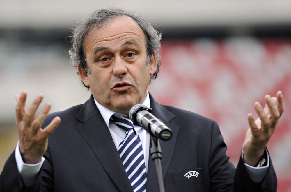 Le président de l'UEFA Michel Platini.