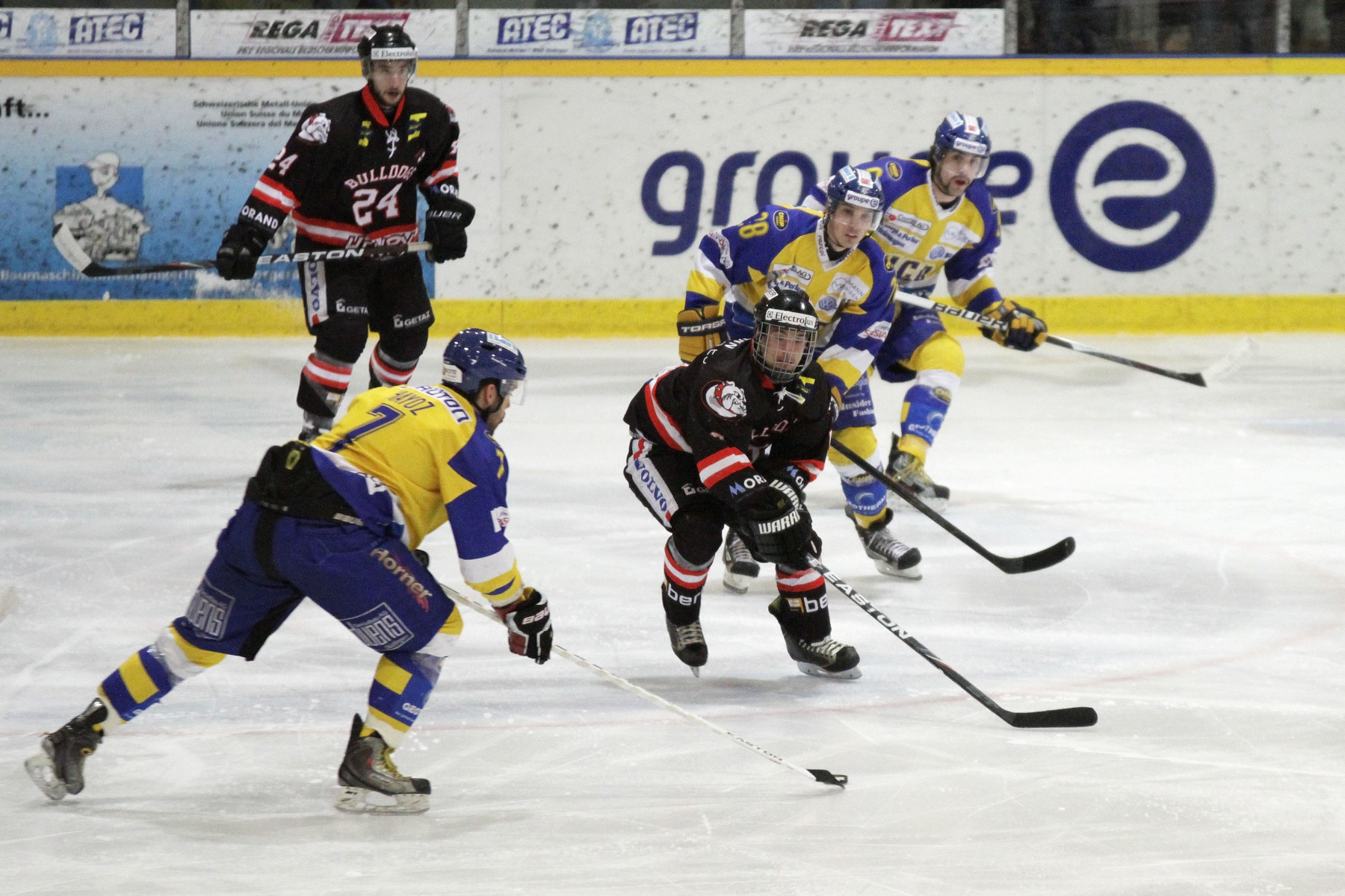 Guin. Mardi 12 Mars 2013.
Hockey-sur-glace, HC Guin VS HC Forward Morges, Patinoire Sen See.
(Samuel Fromhold/La Côte)