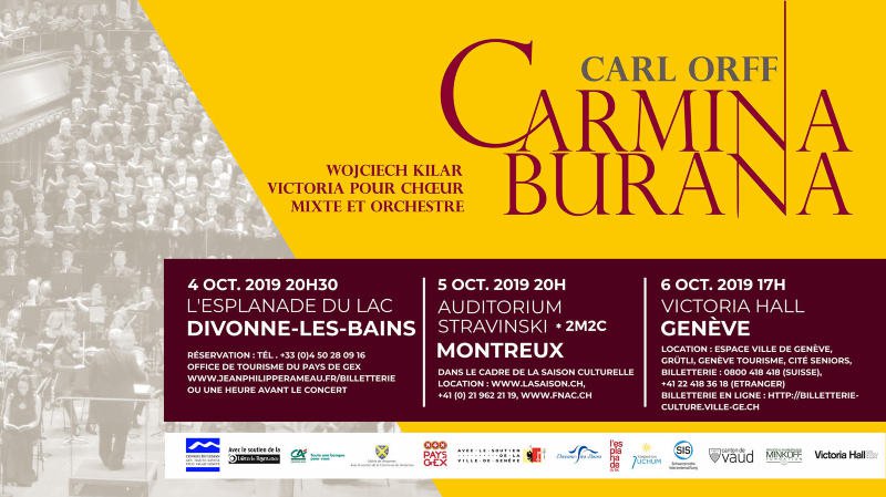 Concert Carmina Burana, Carl Orff