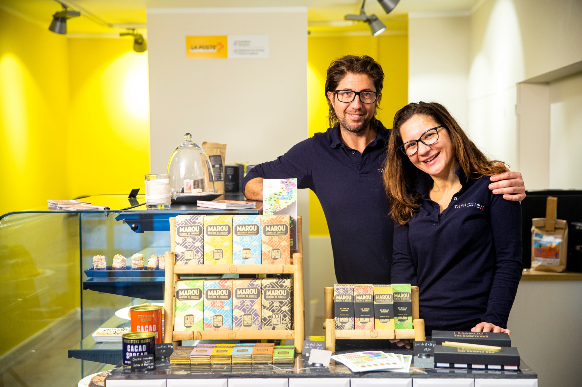 Sébastien Tailliez et Alexandra Müller ont ouvert leur épicerie samedi dernier.