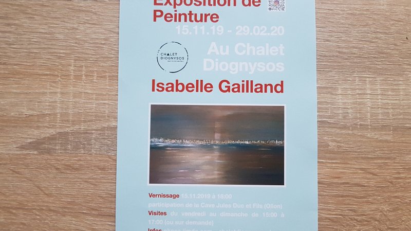 Isabelle Gailland expose au Chalet Diognysos