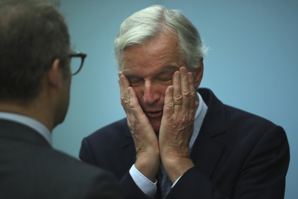 "Nous devons tout reconstruire", a déclaré M. Barnier lors d'une conférence de presse à Dublin. Image d'archive