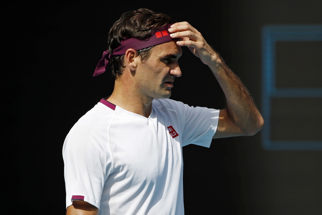 Roger Federer s'était un peu emporté lors de son quart de finale remporté mardi contre Tennys Sandgren.