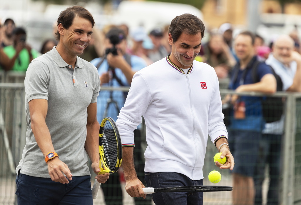 Les deux hommes ont aussi évoqué leur état physique et notamment Federer qui se remet d’une arthroscopie subie en février. (archives)