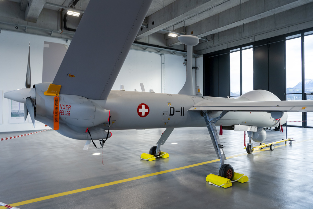 Un premier drone Hermes 900 HFE a été livré en décembre 2019 (photo). Cinq autres sont attendus, mais la livraison a pris du retard.
