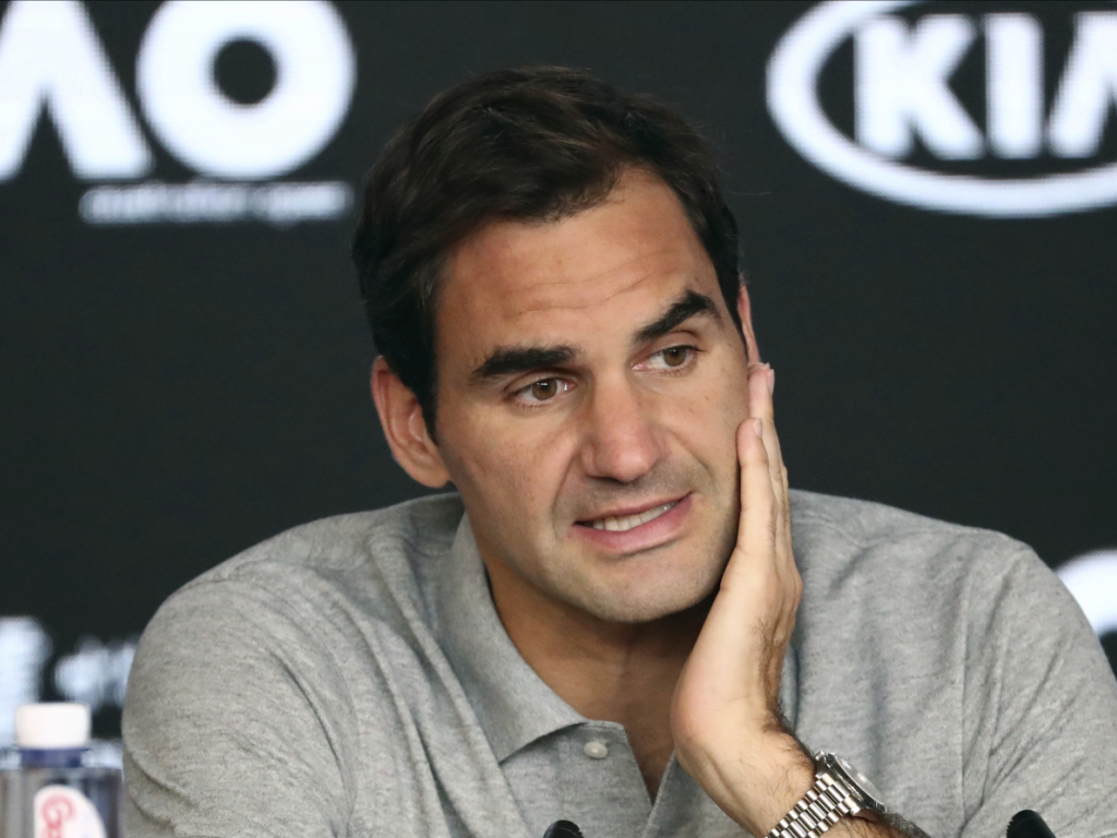 Federer n'a foulé qu'une seule fois un court depuis février.