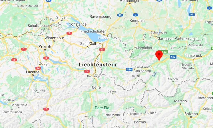 Le premier séisme a frappé le Tyrol autrichien samedi soir à 21h44.