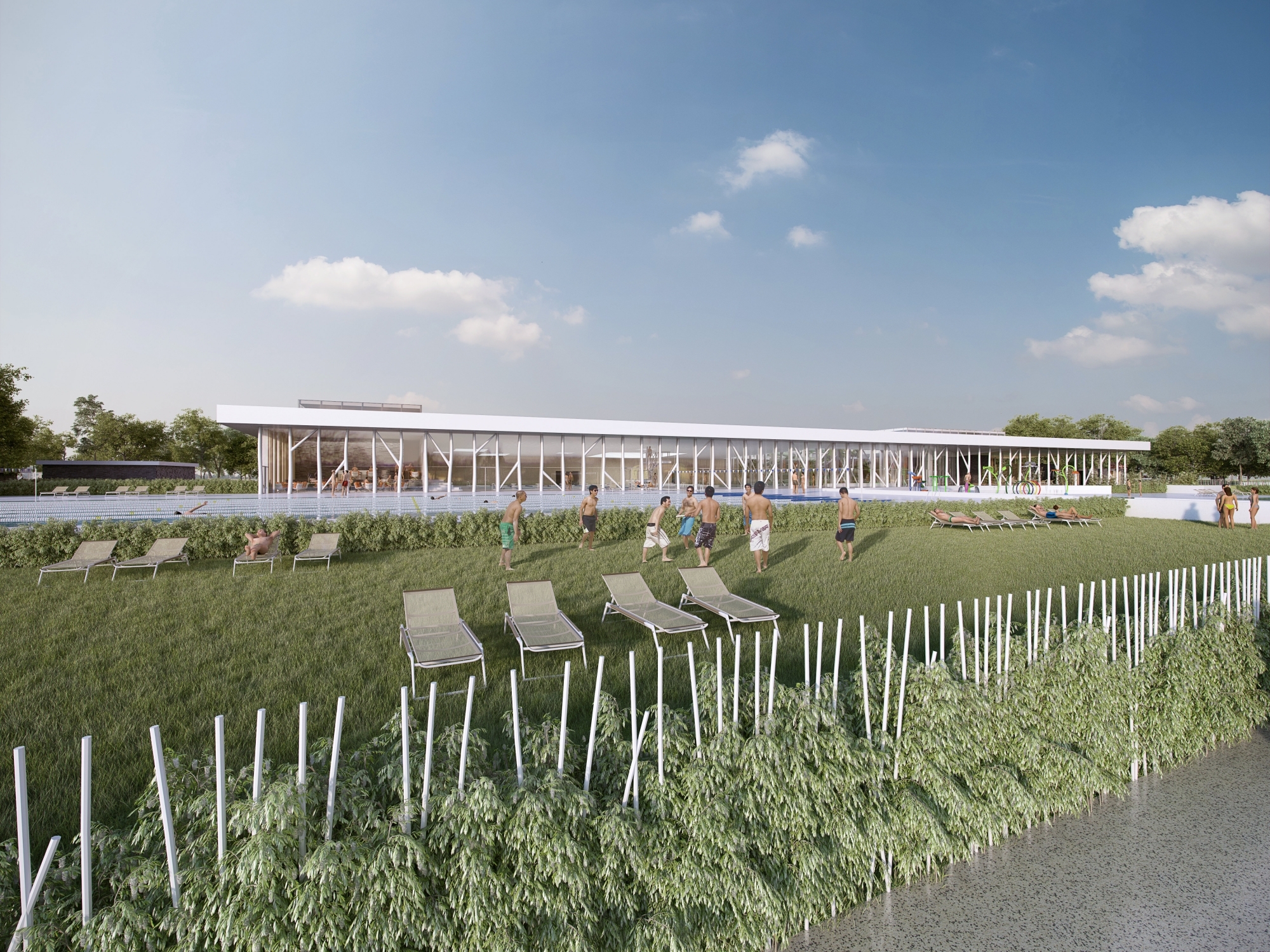 Le centre aquatique projeté au Parc des Sports est devisé à 65 millions de francs.
